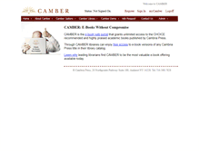 Tablet Screenshot of camber.cambriapress.com